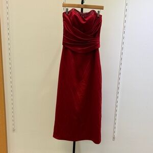 Avalon Strapless Ruby Dress